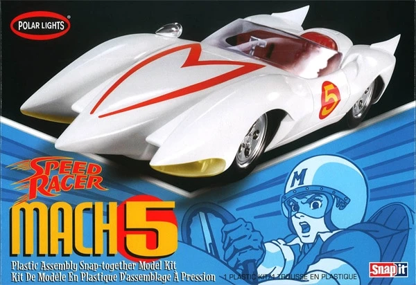 Polar Lights SPEED RACER MACH 5 MODEL KIT 1 Polar Lights SPEED RACER MACH 5 MODEL KIT