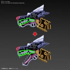 BANDAI DIG71130 FIGURE RISE DIGIMON METAL GARURUMON AMPLIFIED -Modèles De Jouets 71130e