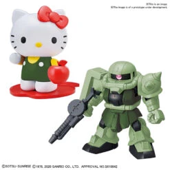 BANDAI GUN74211 SD CROSS SILHOUETTE HELLO KITTY CHAR ZAKU 2 -Modèles De Jouets 74211a