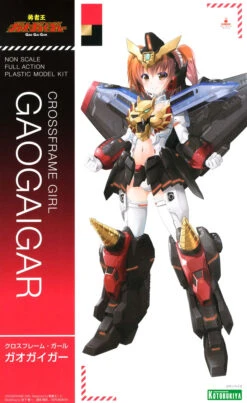 KOTOBUKIYA THE KING OF BRAVES GAOGAIGAR FIGURINE PLASTIC MODEL KIT CROSSFRAME GIRL GAO GAI GAR 18 CM