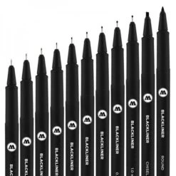 MOLOTOW BLACKLINER WALLET COMPLETE SET 11PCS 11 MOLOTOW BLACKLINER WALLET COMPLETE SET 11PCS -Modèles De Jouets feutre tecnhnique fin molotow blackliner 02