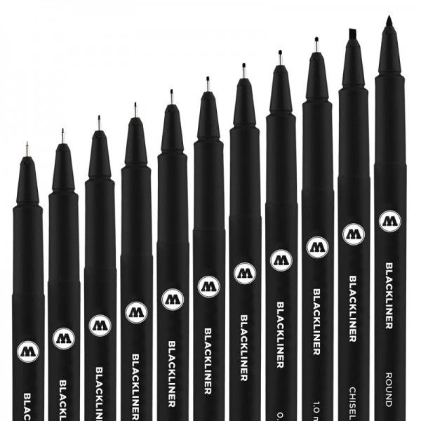 MOLOTOW BLACKLINER WALLET COMPLETE SET 11PCS 6 MOLOTOW BLACKLINER WALLET COMPLETE SET 11PCS – Image 6