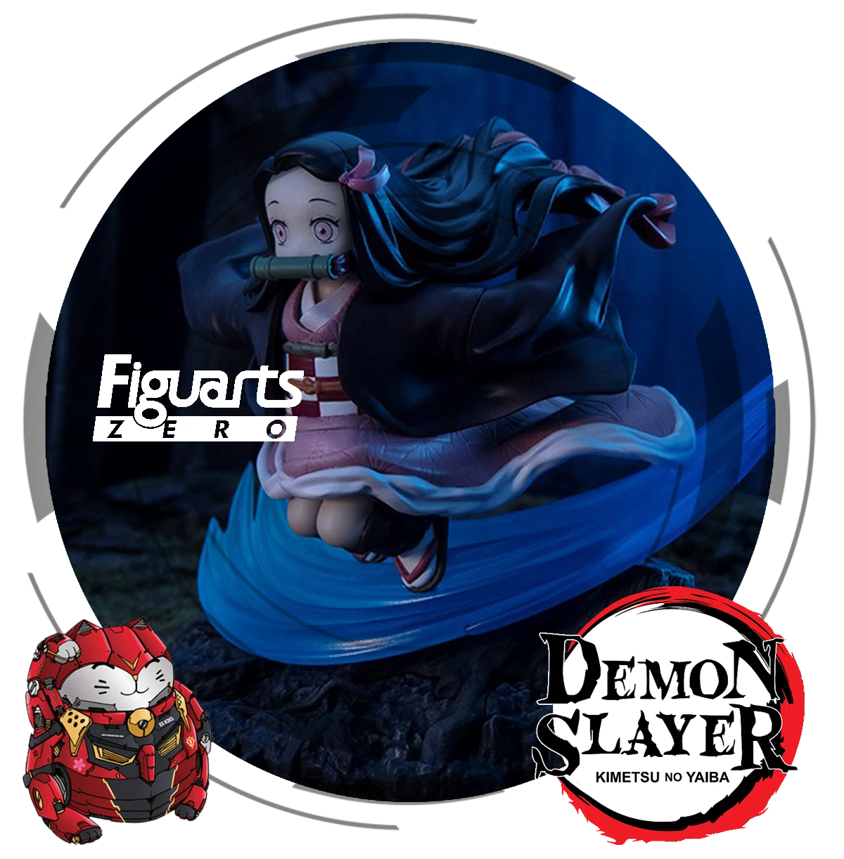 BANDAI DEMON SLAYER KIMETSU NO YAIBA STATUETTE PVC FIGUARTSZERO KAMADO NEZUKO 11 CM 1 BANDAI DEMON SLAYER KIMETSU NO YAIBA STATUETTE PVC FIGUARTSZERO KAMADO NEZUKO 11 CM