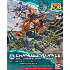 BANDAI GUN81113 GUNPLA HG 1/144 CHANGELING RIFLE