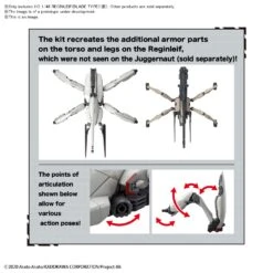 BANDAI 86 - EIGHTY SIX HG 1/48 Reginleif (Blade Type) (Shin Use) -Modèles De Jouets hg reginleif blade type o2