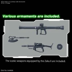 BANDAI GUNPLA HG 1/144 ZAKU II MS-06 -Modèles De Jouets hg zaku2 o4