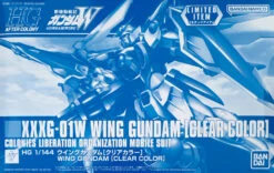 BANDAI HG 1/144 GUNDAM WING CLEAR COLOR