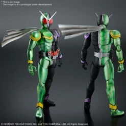 BANDAI KAM75685 MG FIG RISE ART KAMEN RIDER DOUBLE CYCLONE JOKER -Modèles De Jouets mgfrsa kamen rider double o1