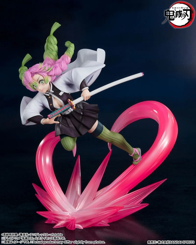 BANDAI Demon Slayer: Kimetsu No Yaiba Statuette PVC FiguartsZERO Mitsuri Kanroji 22 Cm 2 BANDAI Demon Slayer: Kimetsu No Yaiba Statuette PVC FiguartsZERO Mitsuri Kanroji 22 Cm – Image 2