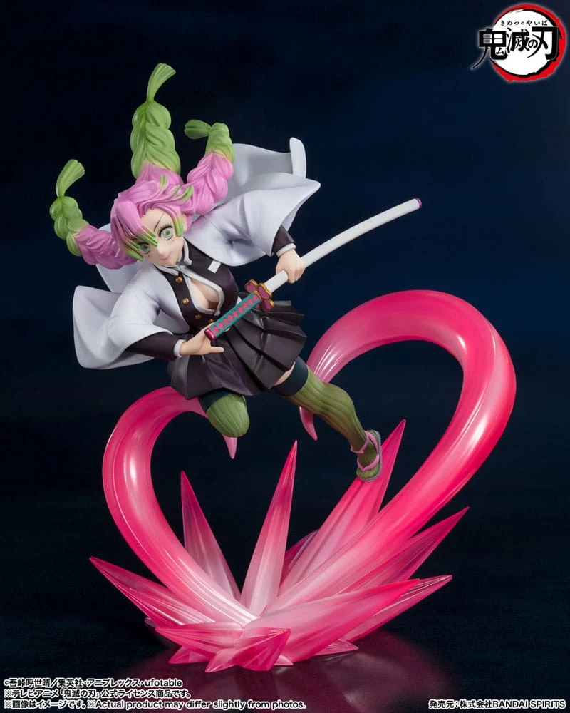 BANDAI Demon Slayer: Kimetsu No Yaiba Statuette PVC FiguartsZERO Mitsuri Kanroji 22 Cm 5 BANDAI Demon Slayer: Kimetsu No Yaiba Statuette PVC FiguartsZERO Mitsuri Kanroji 22 Cm – Image 5