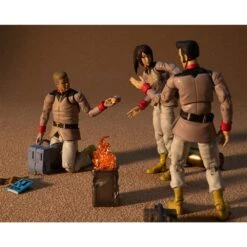 MEGAHOUSE MOBILE SUIT GUNDAM PACK 3 FIGURINES G.M.G. EARTH FEDERATION ARMY SOLDIERS 10 CM -Modèles De Jouets x meho830563 g