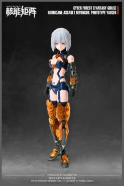 NUKE MATRIX Cyber Forest Fantasy Girls Figurine Plastic Model Kit 1/10.5 Hurricane Assault Revenger: Prototype Yaeger 15 Cm -Modèles De Jouets x nkmx60051 a