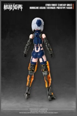 NUKE MATRIX Cyber Forest Fantasy Girls Figurine Plastic Model Kit 1/10.5 Hurricane Assault Revenger: Prototype Yaeger 15 Cm -Modèles De Jouets x nkmx60051 i